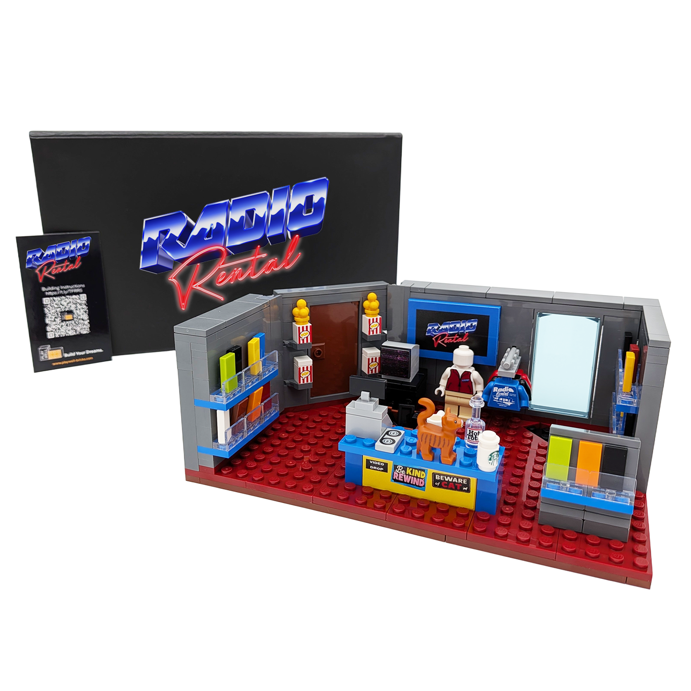 RADIO RENTAL BRICK BUILDING SET