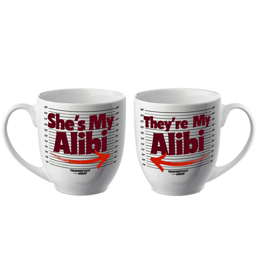 MY ALIBI MUG SET
