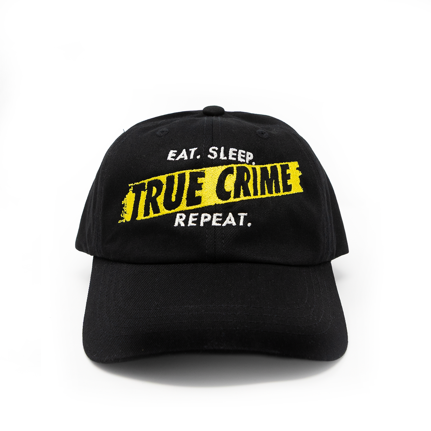 Eat. Sleep. True Crime. Repeat. Hat