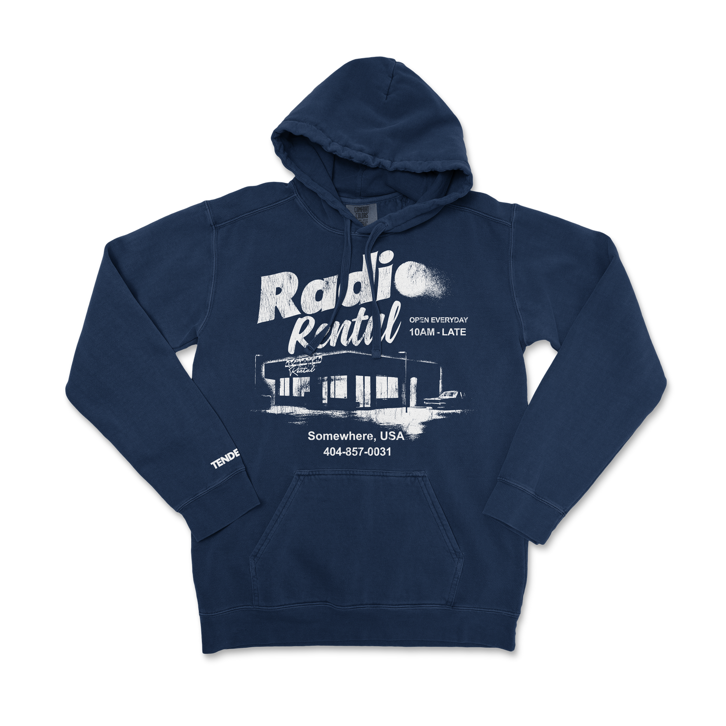 OPEN LATE HOODIE (NAVY)
