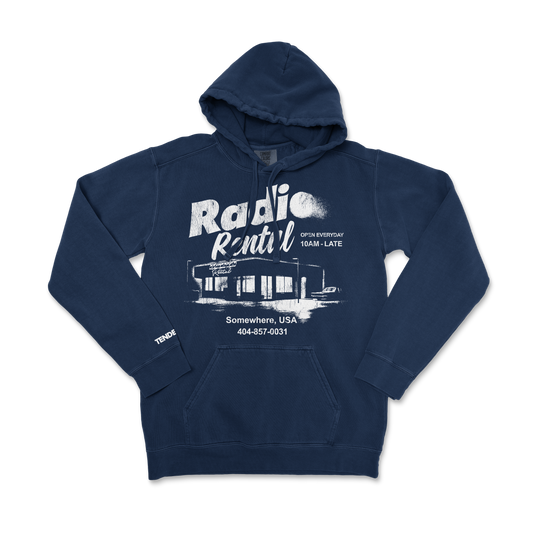 OPEN LATE HOODIE (NAVY)